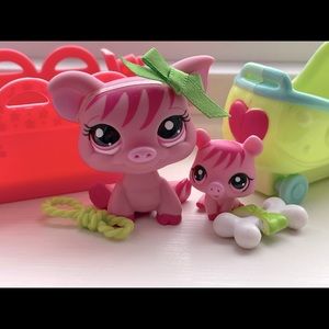 Littlest Pet Shop Mommy and Me pets 3595 3596